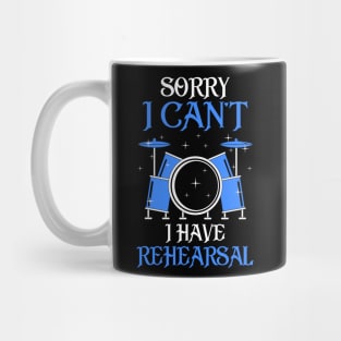 Funny Drummer Birthday Gift Mug